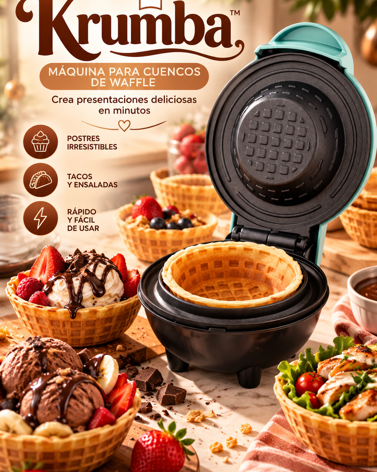 Krumba mini wafflera