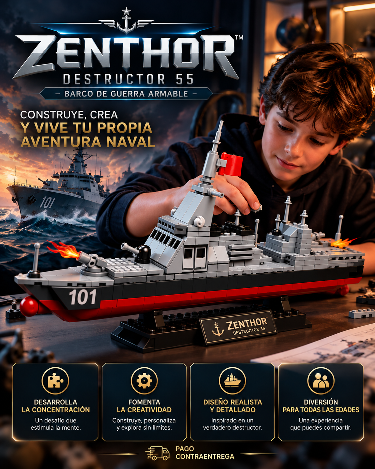 Zenthor Figura armable Destroyer 55