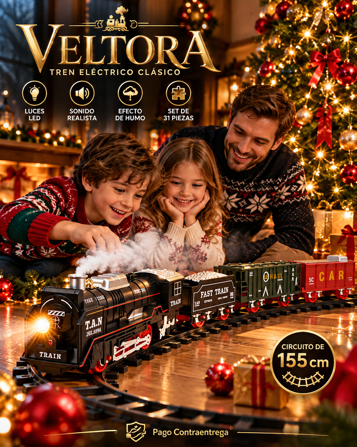 Veltora Tren Eléctrico a Vapor