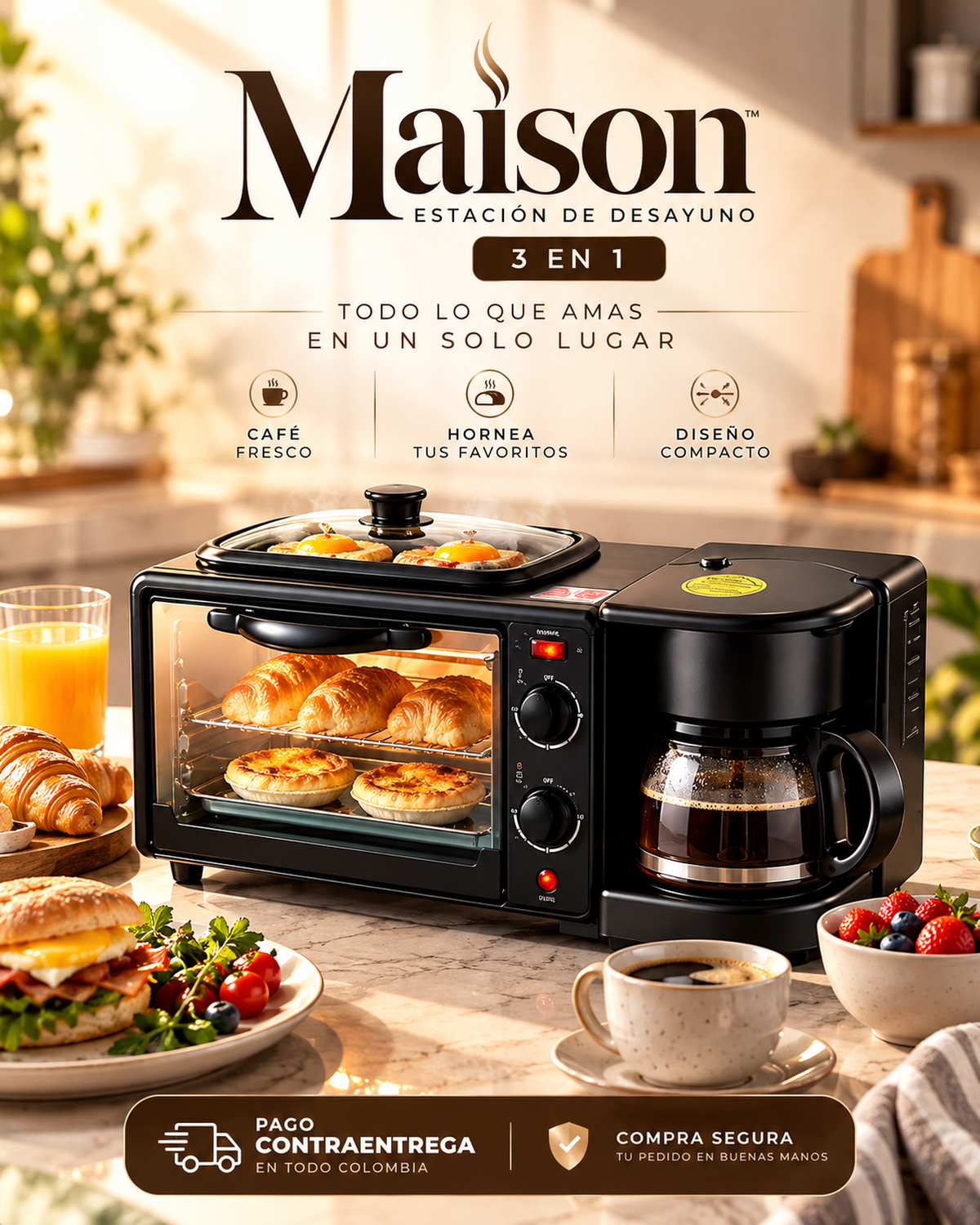 Maison Horno 3 en 1